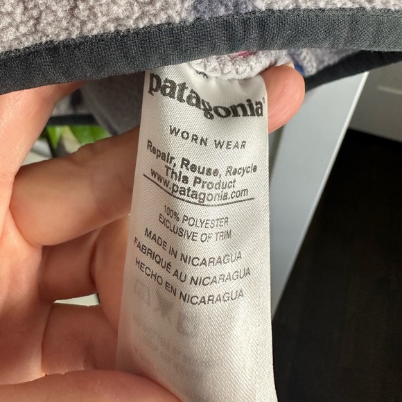 PATAGONIA synchilla snap collar pull over Small - Picture 2 of 7